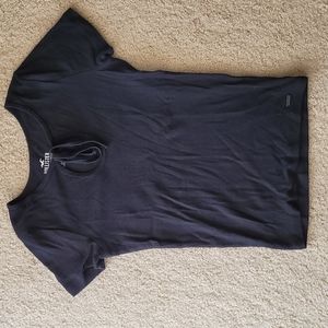Hollister baby tee, size S, black